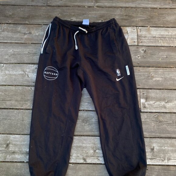 Nike X NBA Toronto Raptors Team 31 Standard Issue Sweatpants XL Black - Picture 4 of 6